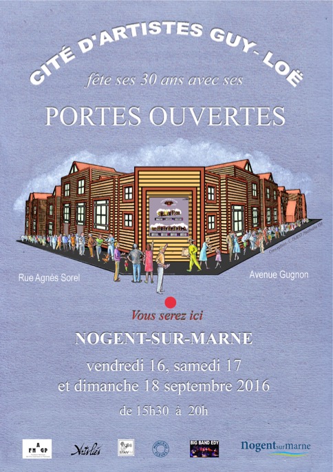 Affiche Portes ouvertes artistes 2016
